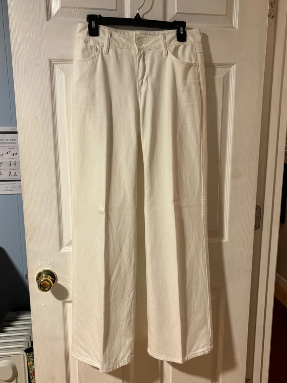CAbi Ashbury White Wide Leg Jeans - Picture 4 of 13